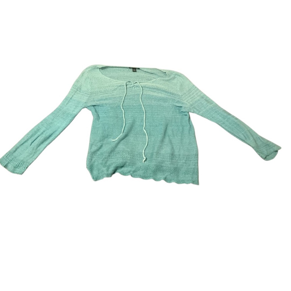 Vintage Woman’s Ralph Lauren sky blue knit sweater